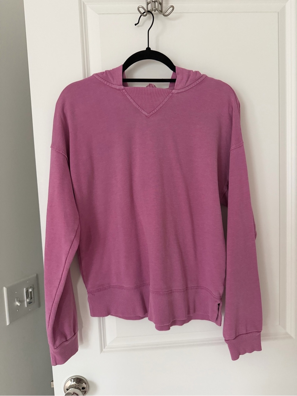Universal Thread Mauve-Pink Hooded Crewneck Sweater